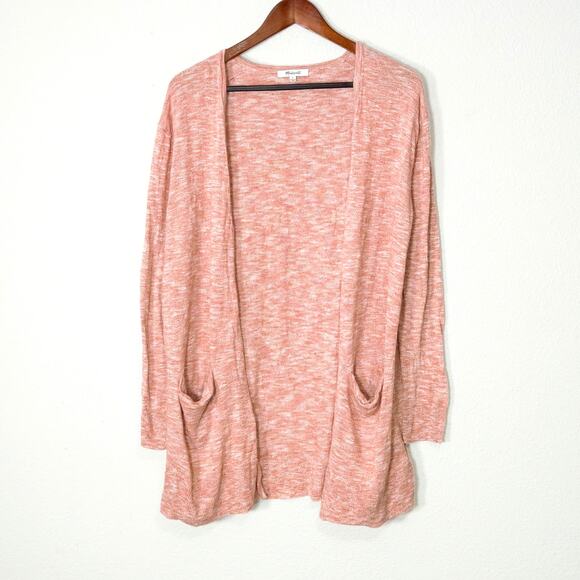 Madewell Women’s Cardigan Cotton Chic Coastal Knit Marled Texture Soft Size S - Picture 1 of 13